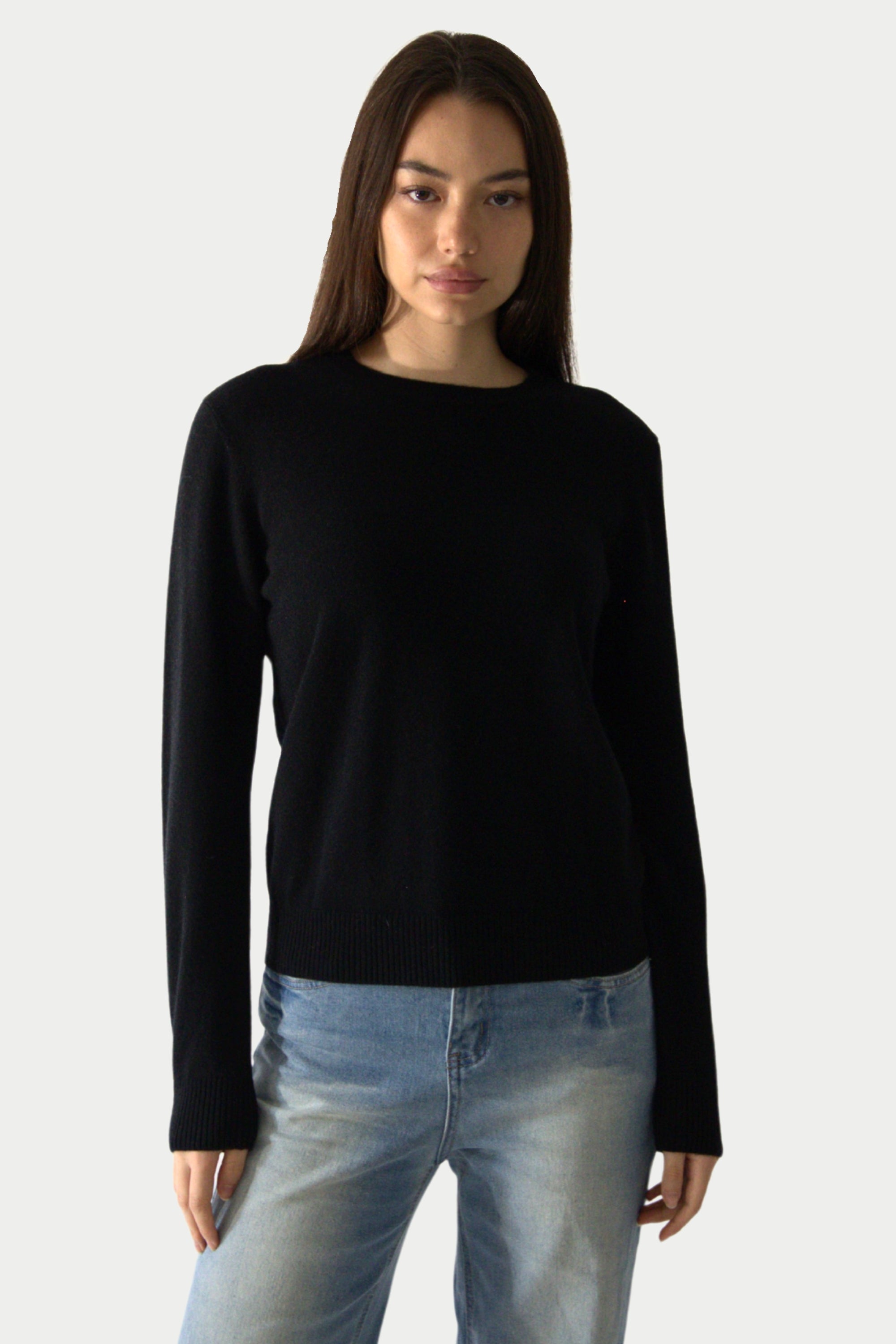 Daily 100% Cashmere Women's Crew Neck Sweater - SOLOVA MOVE