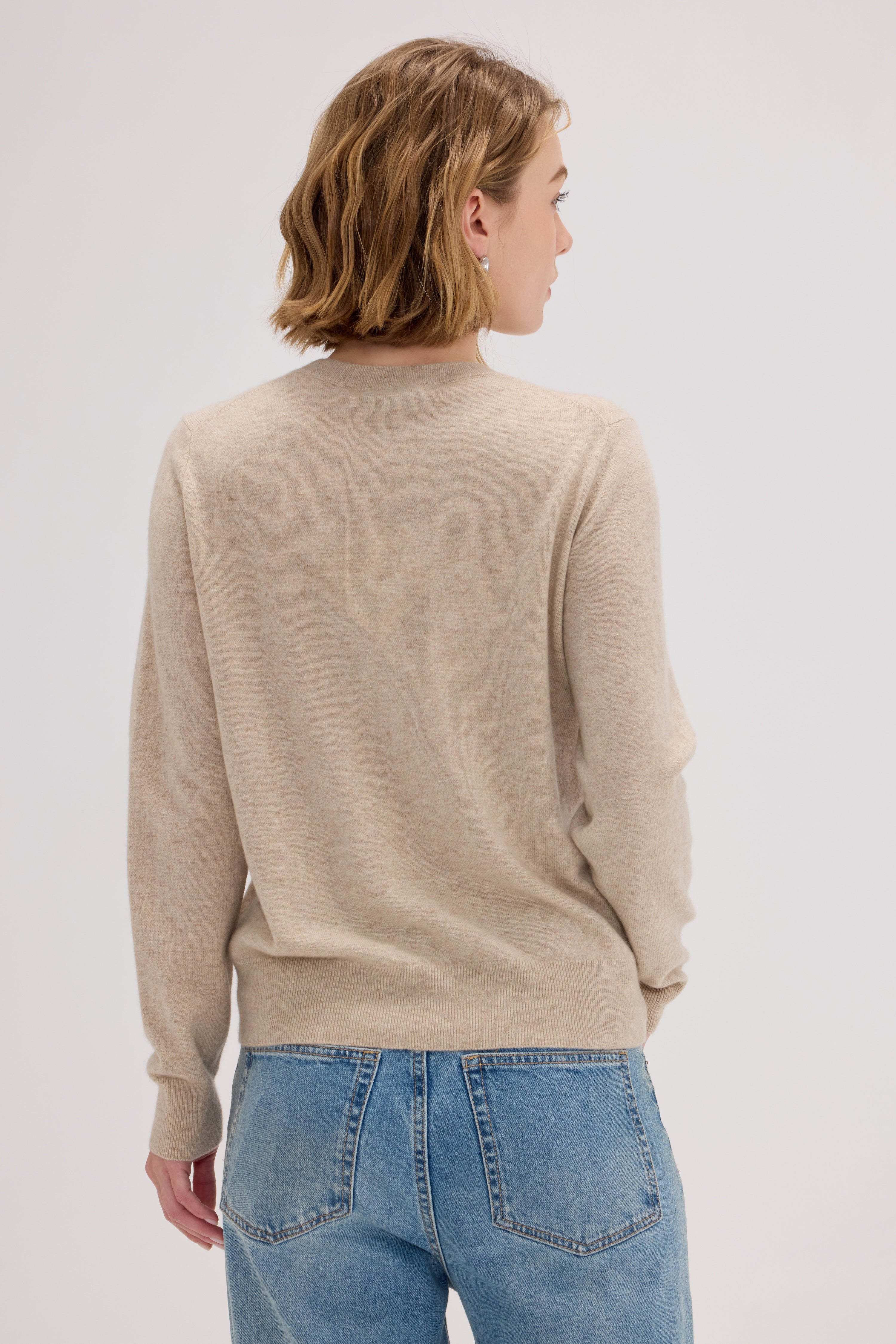Daily 100% Cashmere Women's Crew Neck Sweater - SOLOVA MOVE