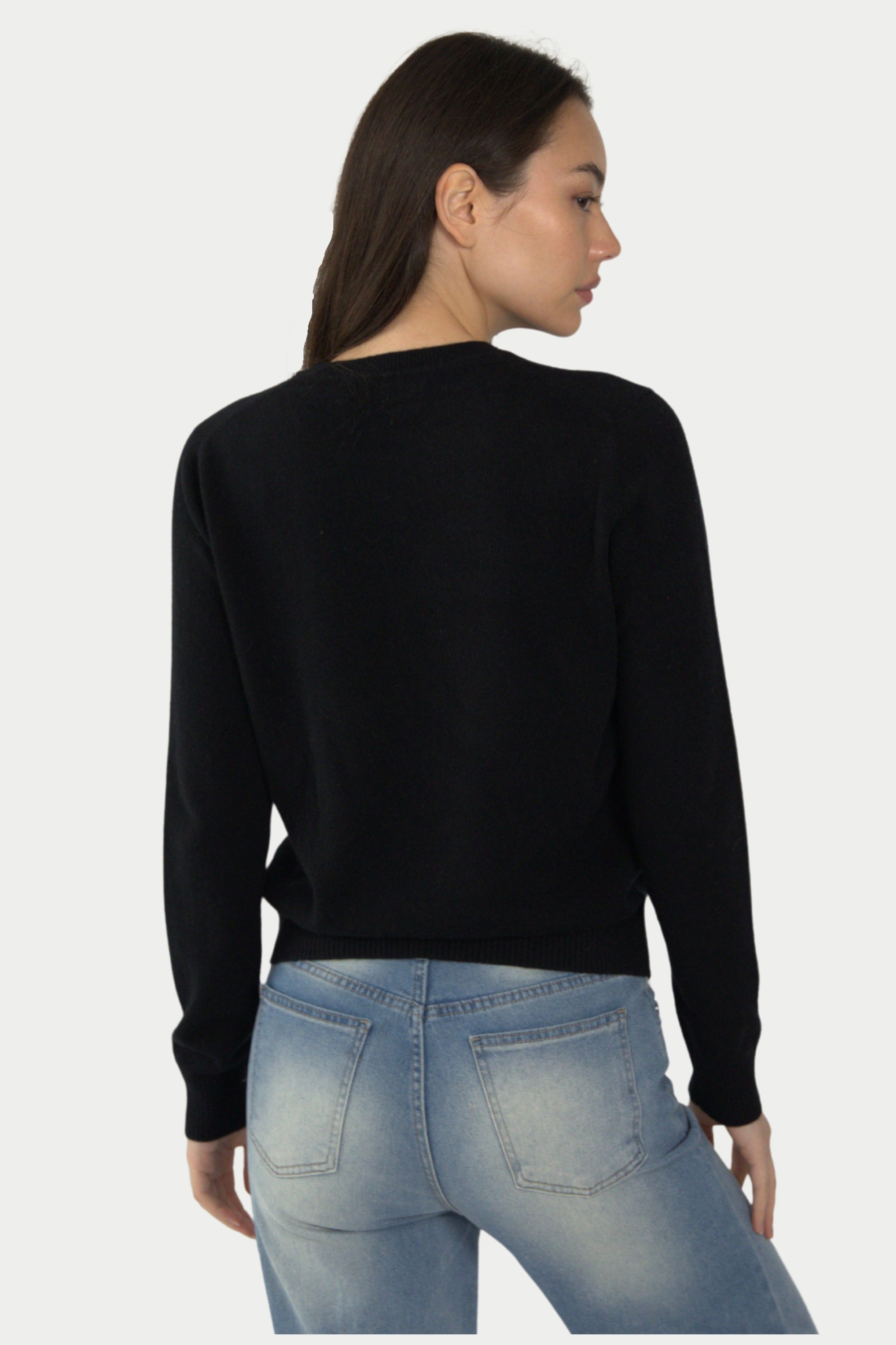 Daily 100% Cashmere Women's Crew Neck Sweater - SOLOVA MOVE