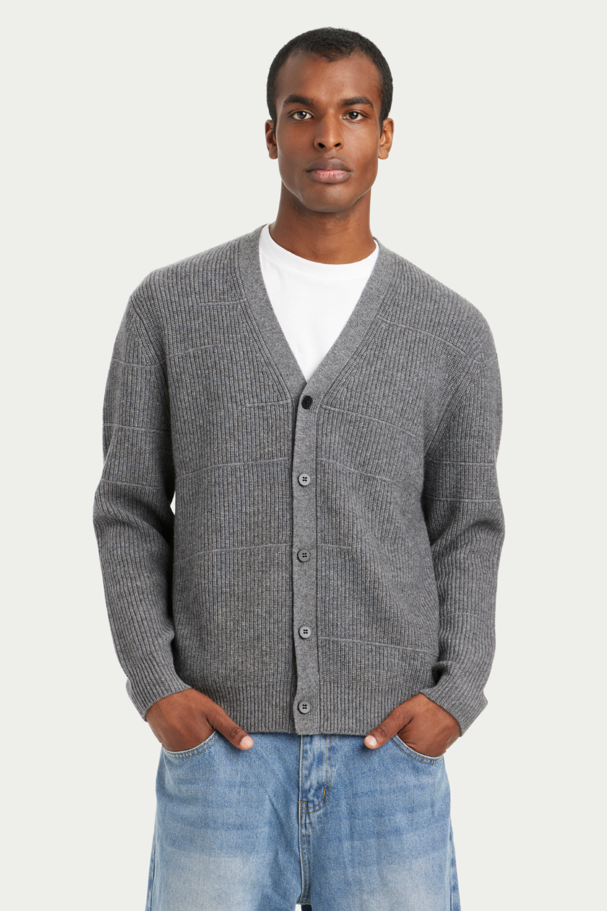 Men's Wool-Cashmere Blend Cardigan