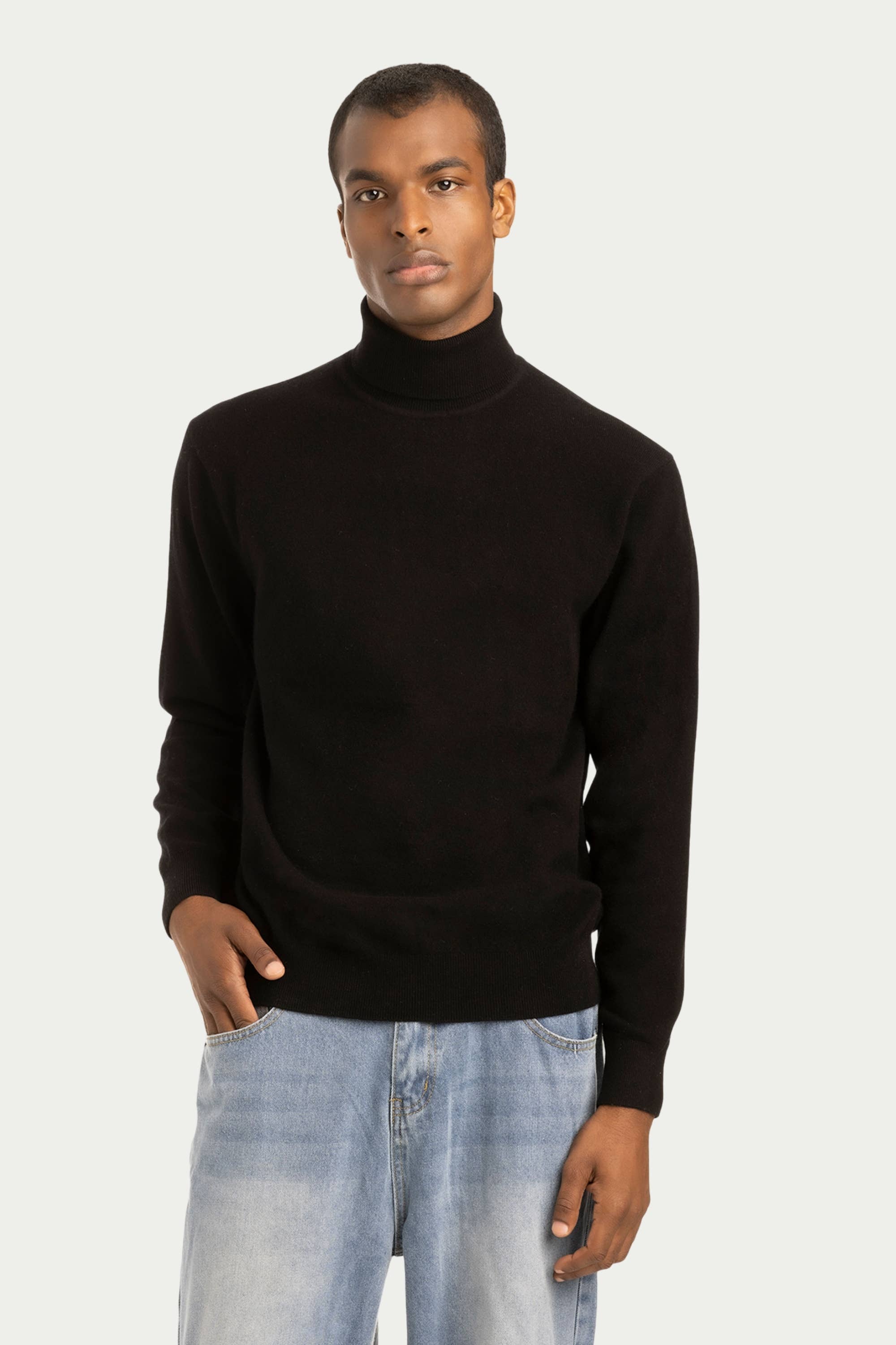 Daily Men's Turtle Neck Sweater - SOLOVA MOVE