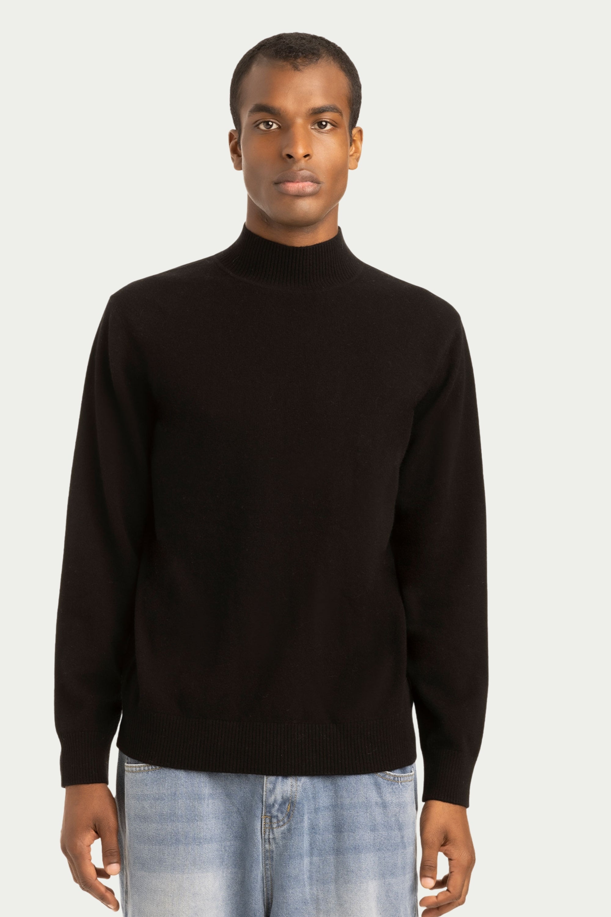 Daily Men's Mock Neck Sweater - SOLOVA MOVE