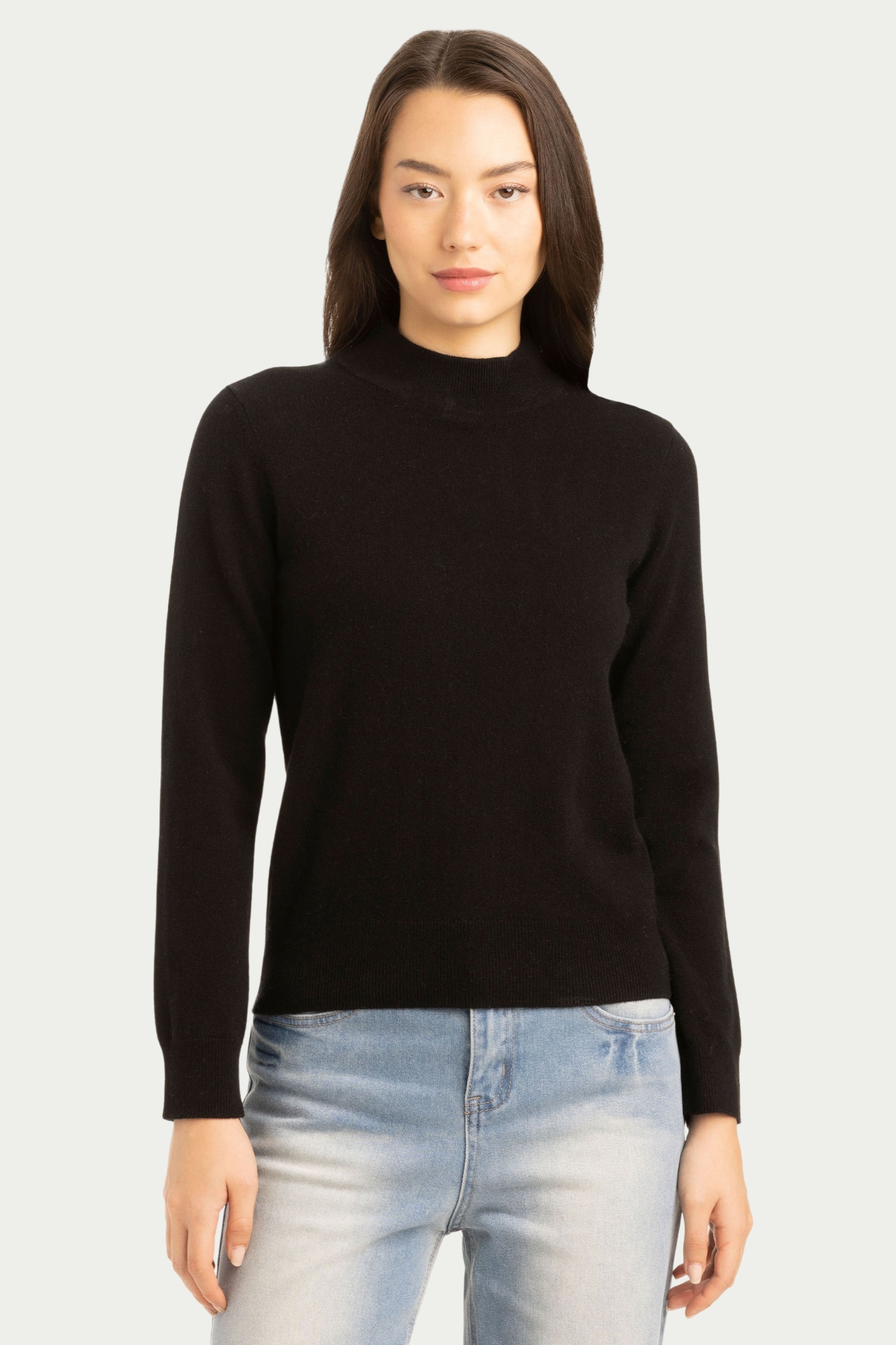 Daily Women's Mock Neck Sweater - SOLOVA MOVE