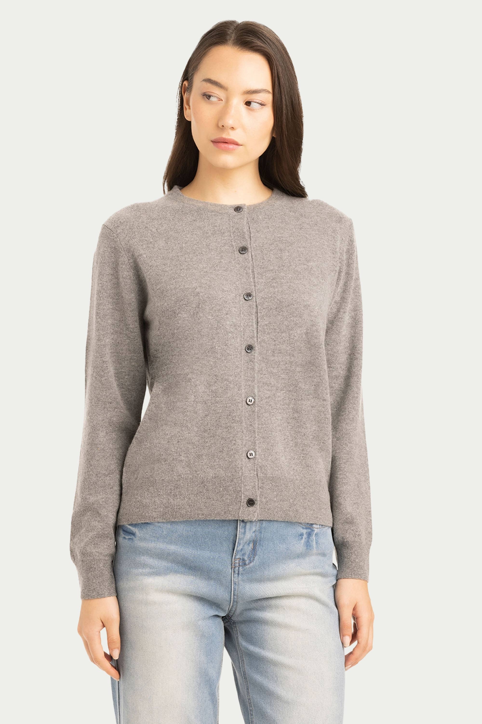 Daily Women's Crew Neck Cardigan - SOLOVA MOVE