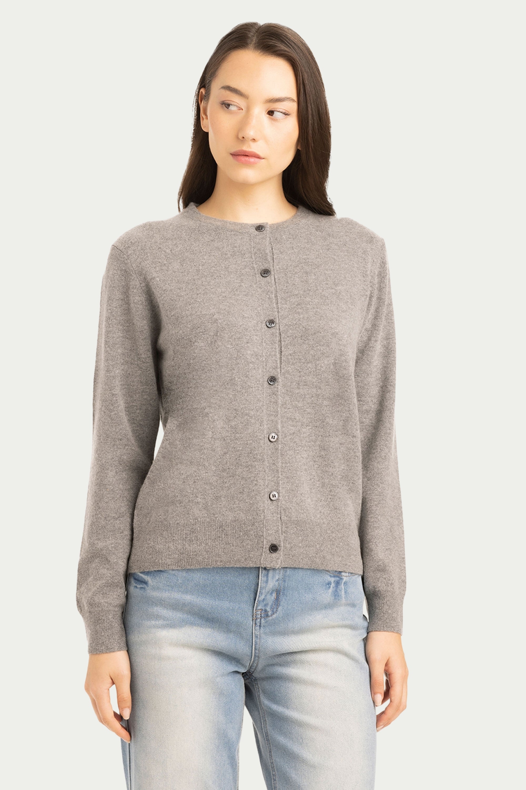 Daily Women's Crew Neck Cardigan - SOLOVA MOVE