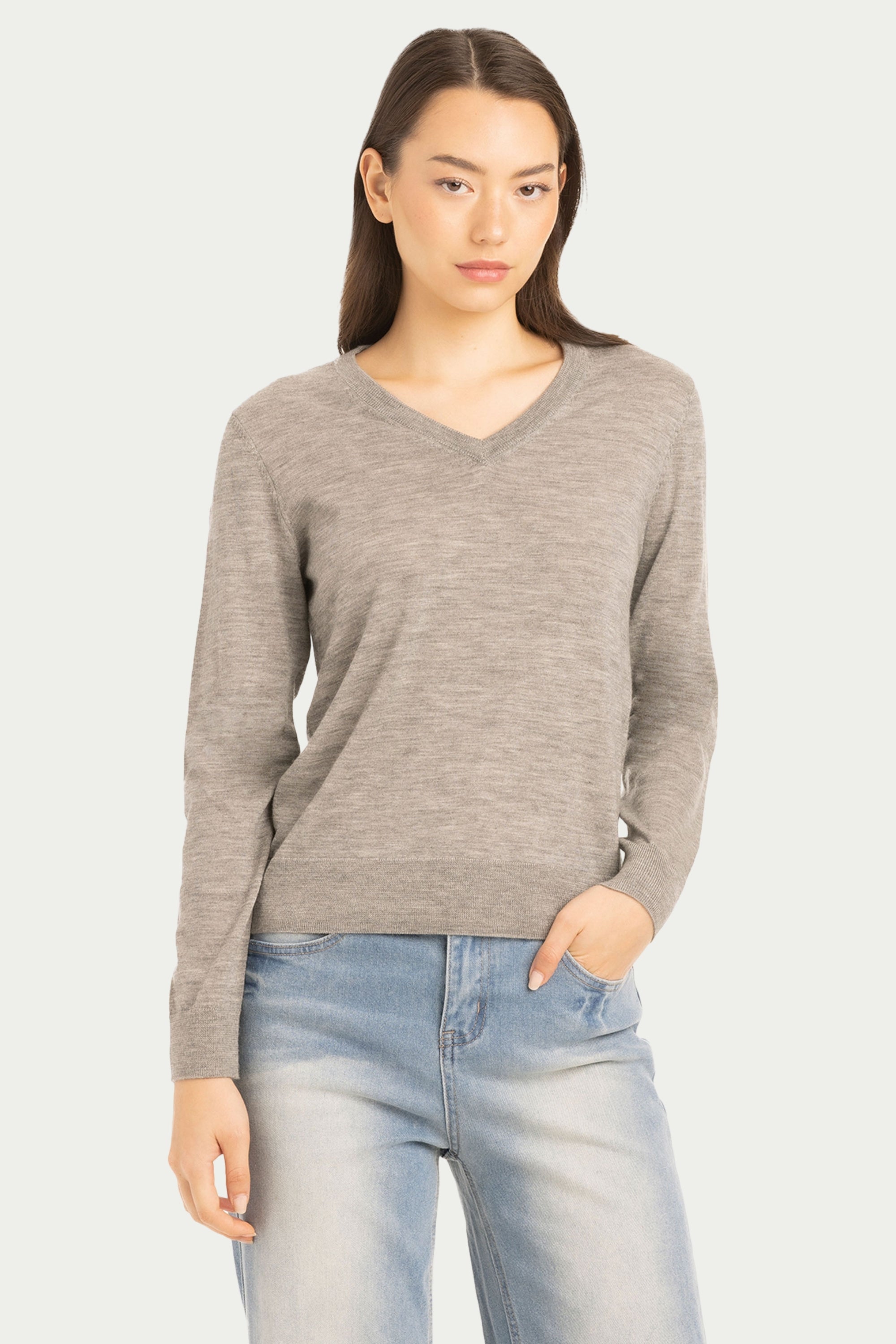 Daily Women's V Neck Sweater - SOLOVA MOVE
