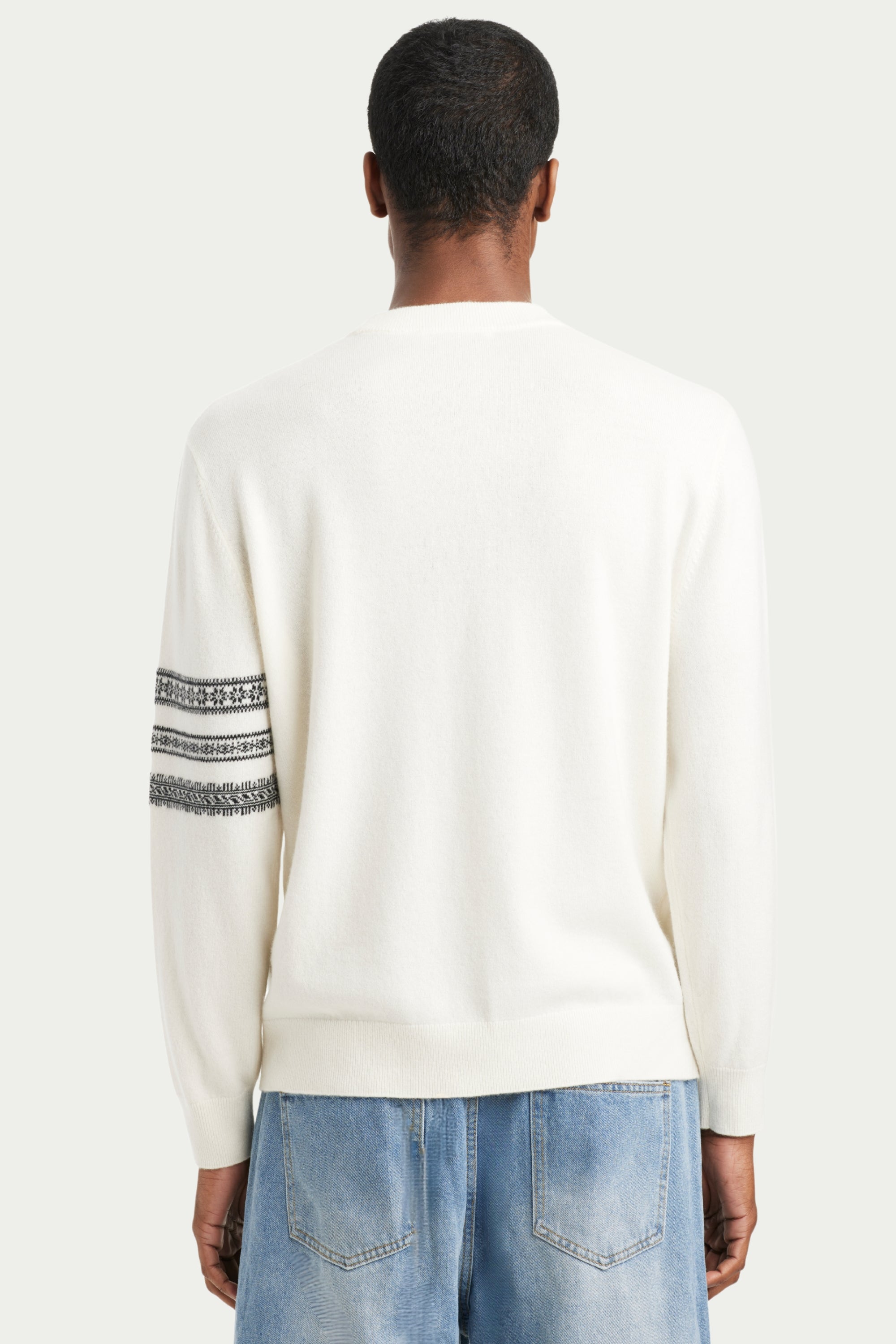Men's Cashmere Crew Neck Sweater - SOLOVA MOVE