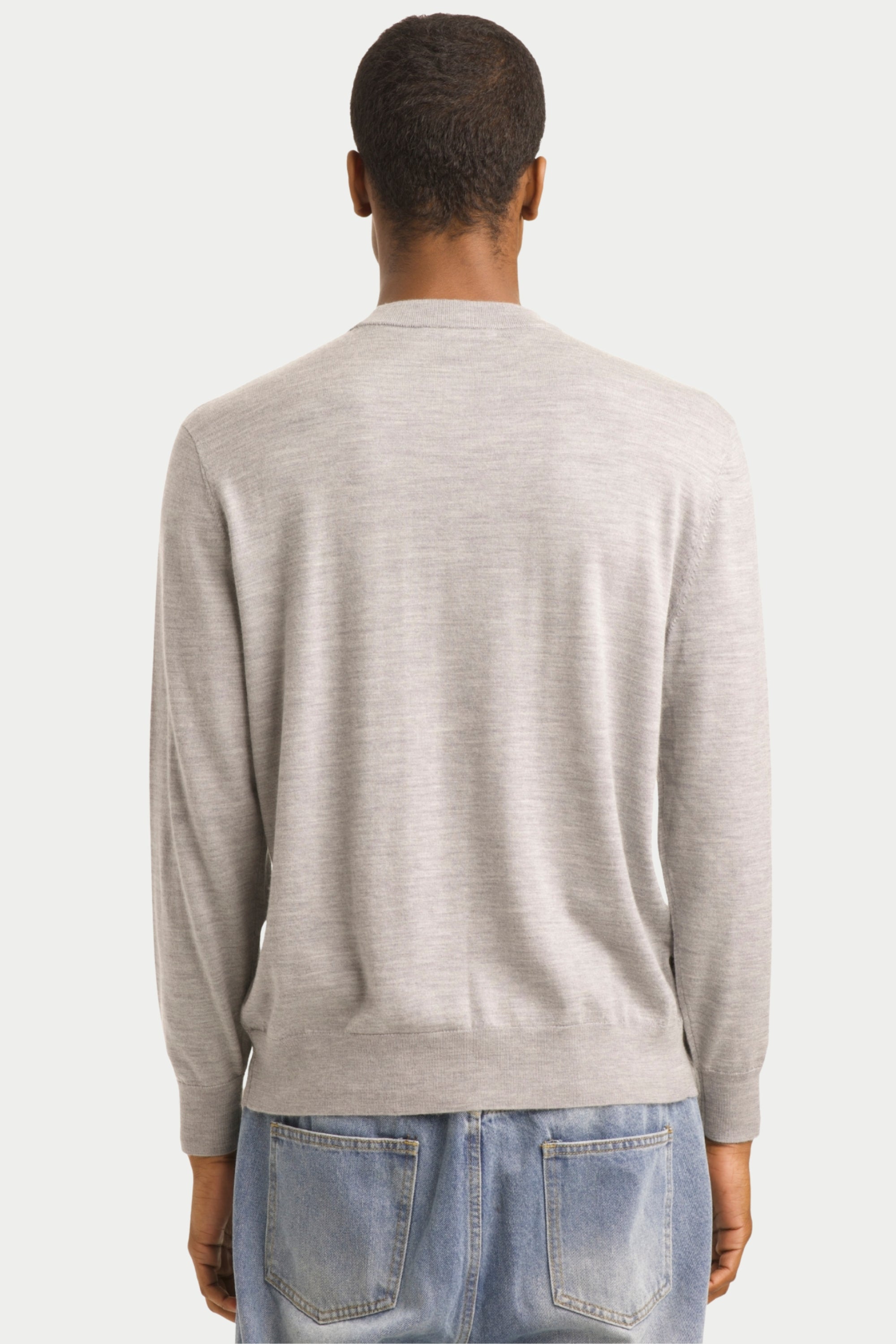 Men's Cashmere Crew Neck Sweater - SOLOVA MOVE