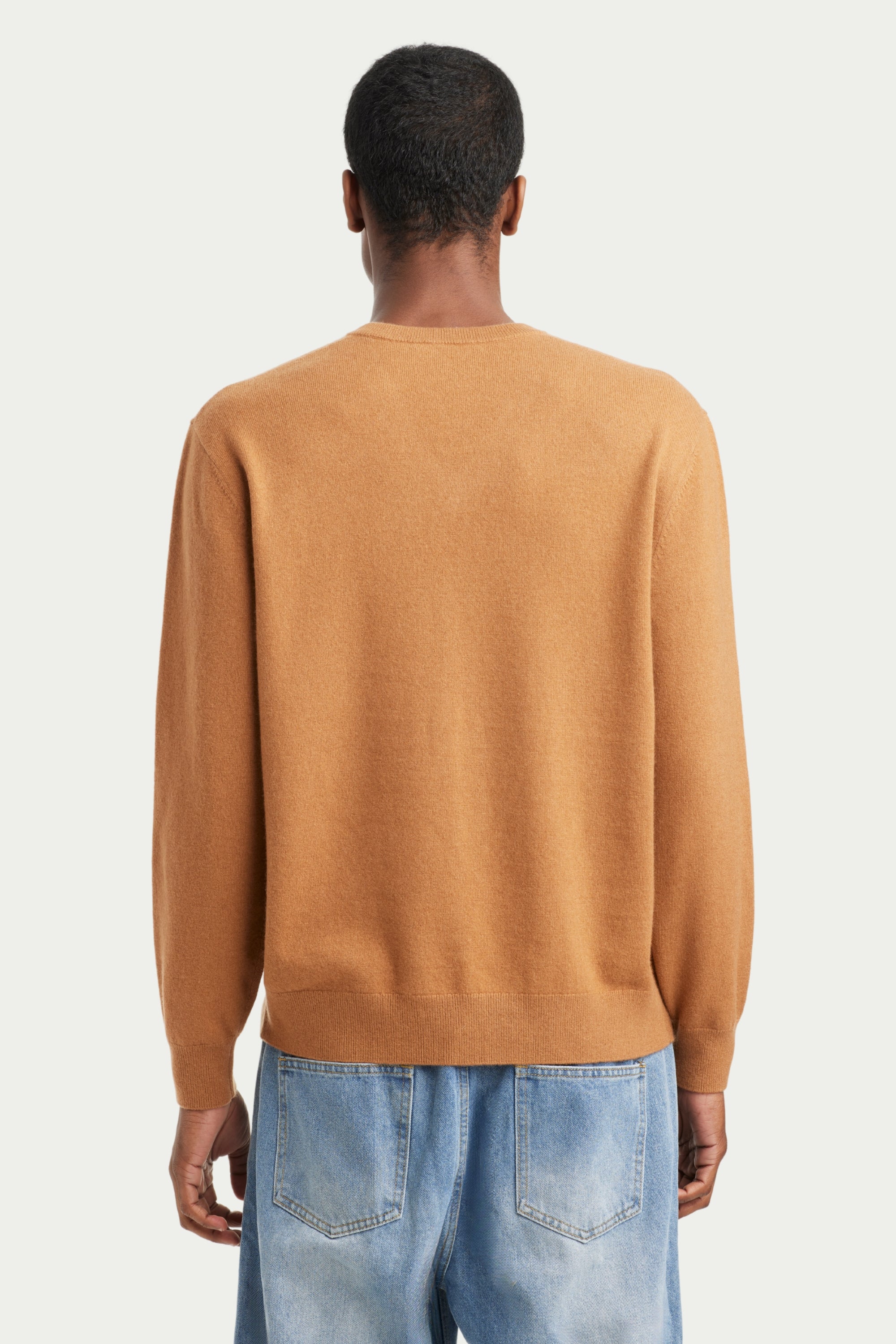 Men's Cashmere Crew Neck Sweater - SOLOVA MOVE
