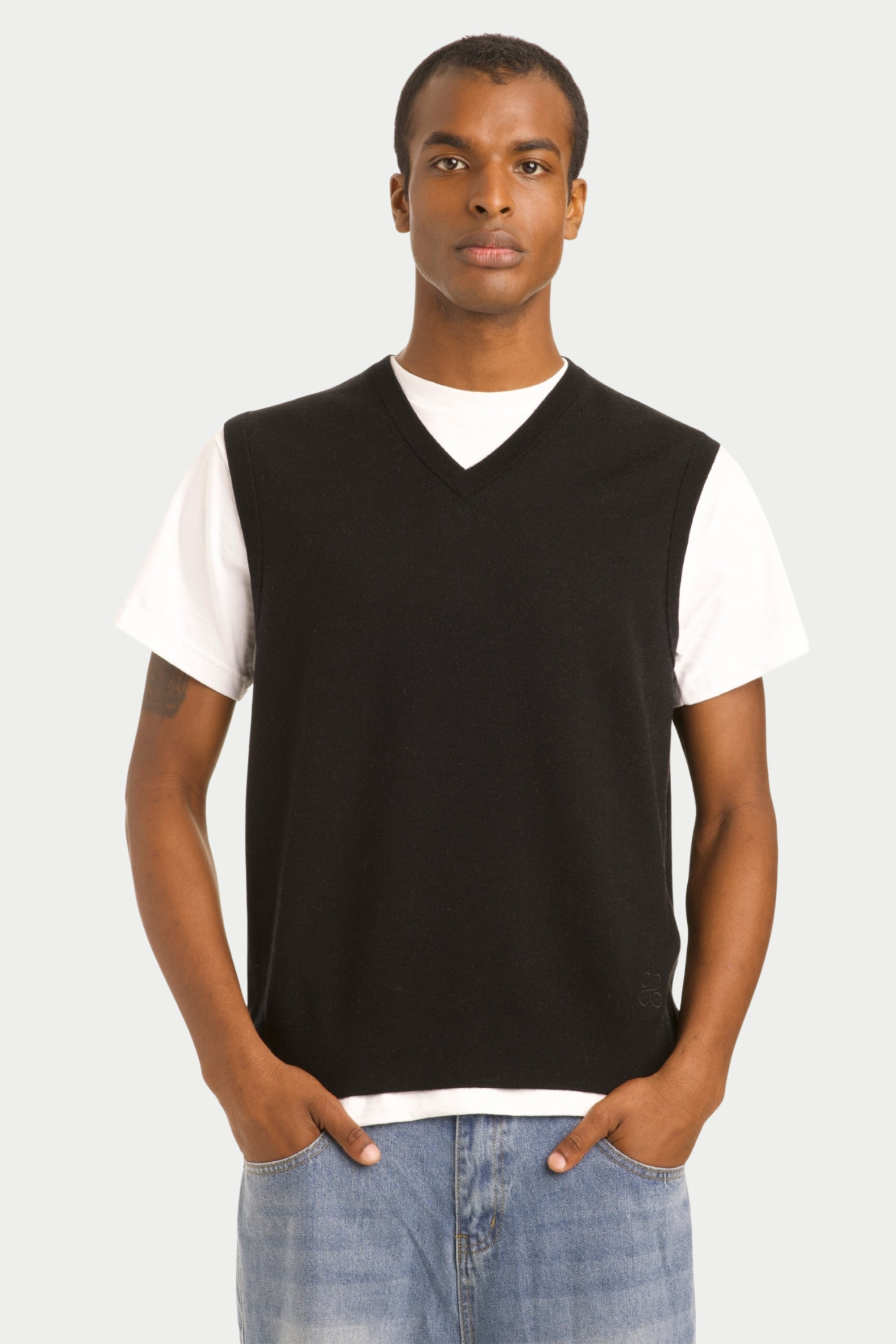 Men's Wool-Cashmere Blend Vest - SOLOVA MOVE