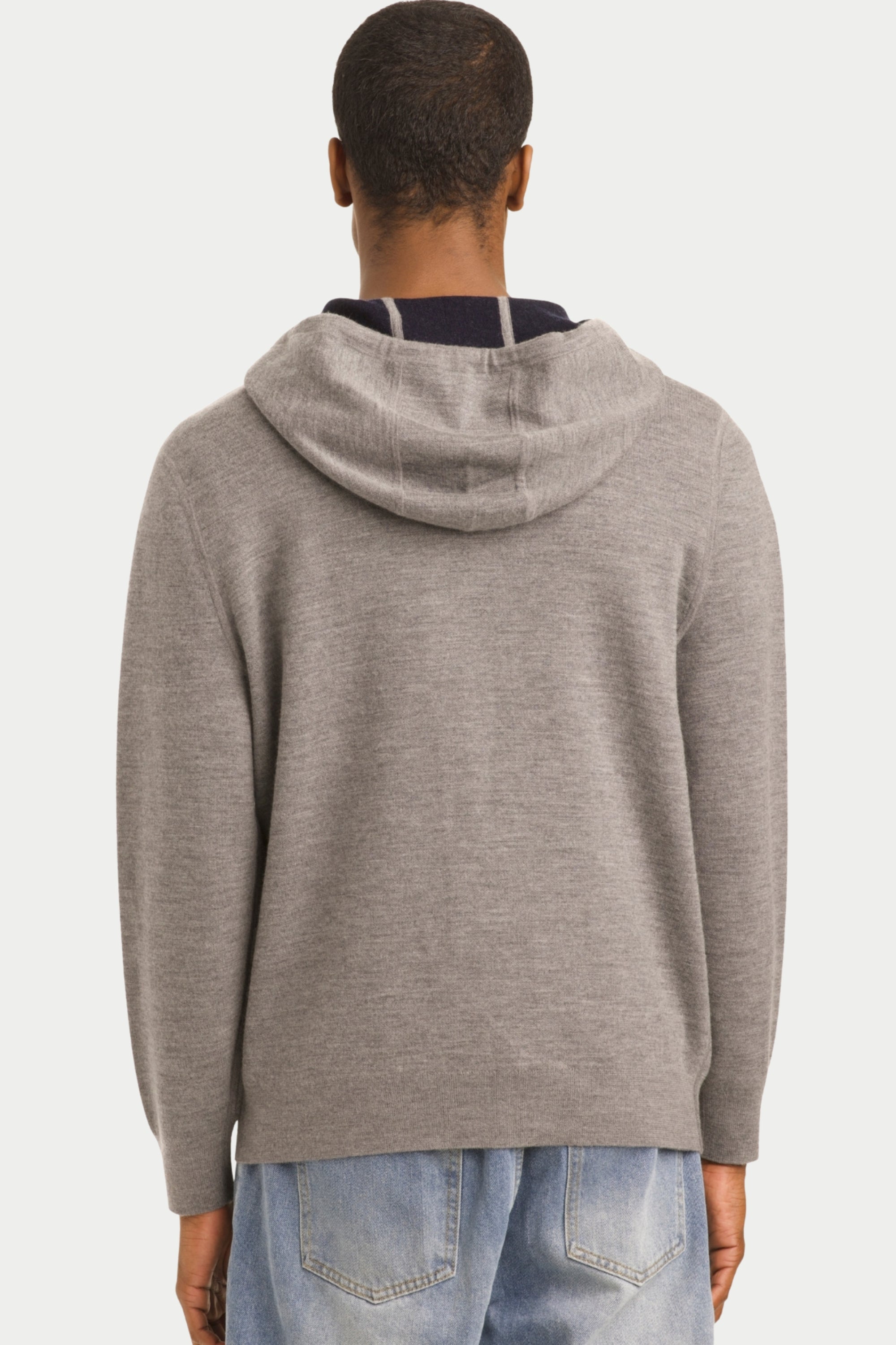 Men's Wool-Cashmere Blend Hooded Jacket - SOLOVA MOVE