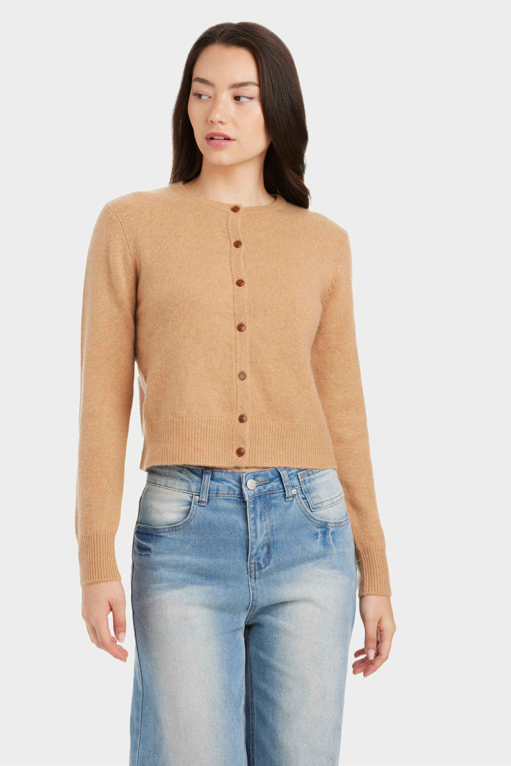 Helen Slim Sleeve Cashmere Cardigan - SOLOVA MOVE