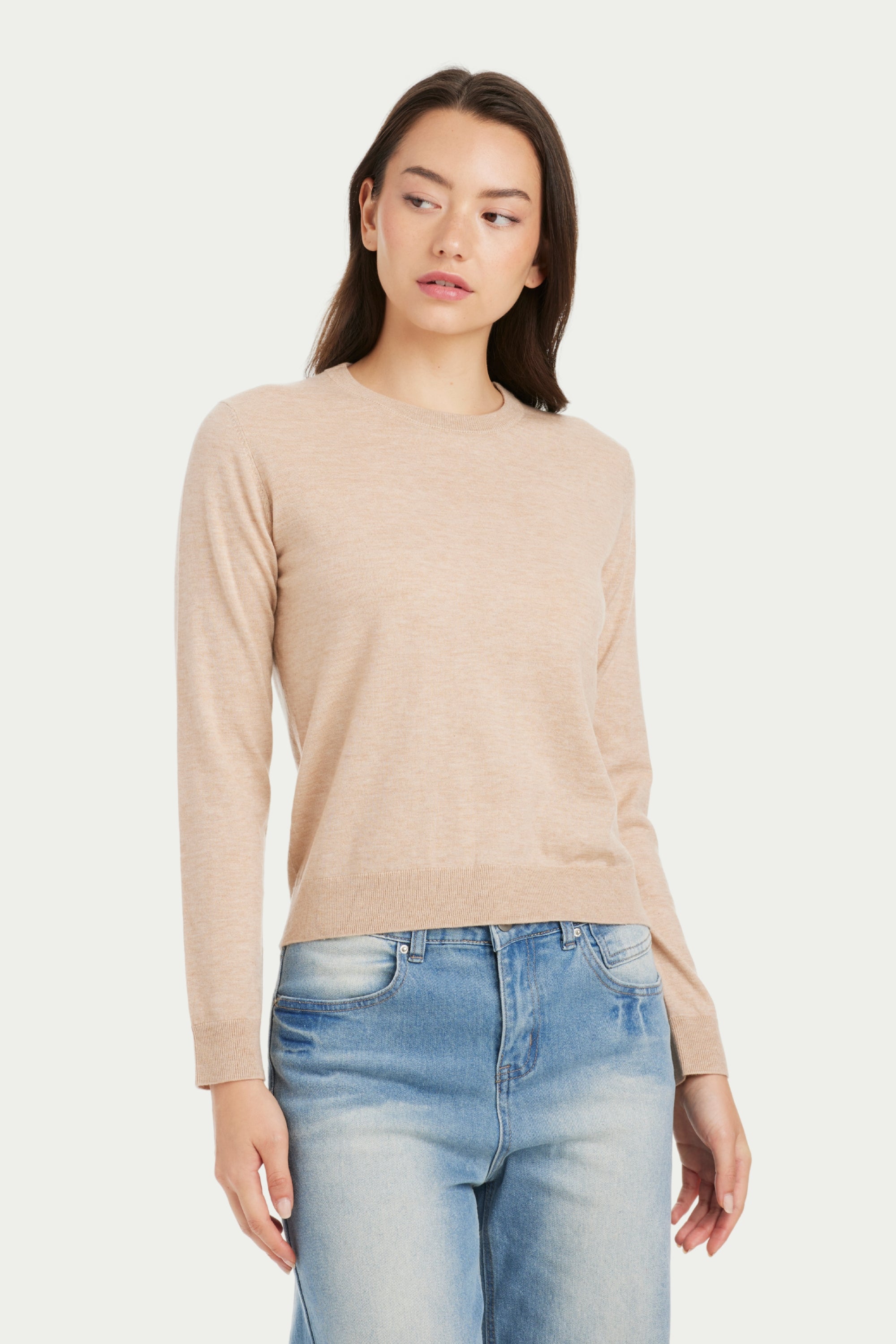 Julia Baby Cashmere Crew Neck Sweater - SOLOVA MOVE
