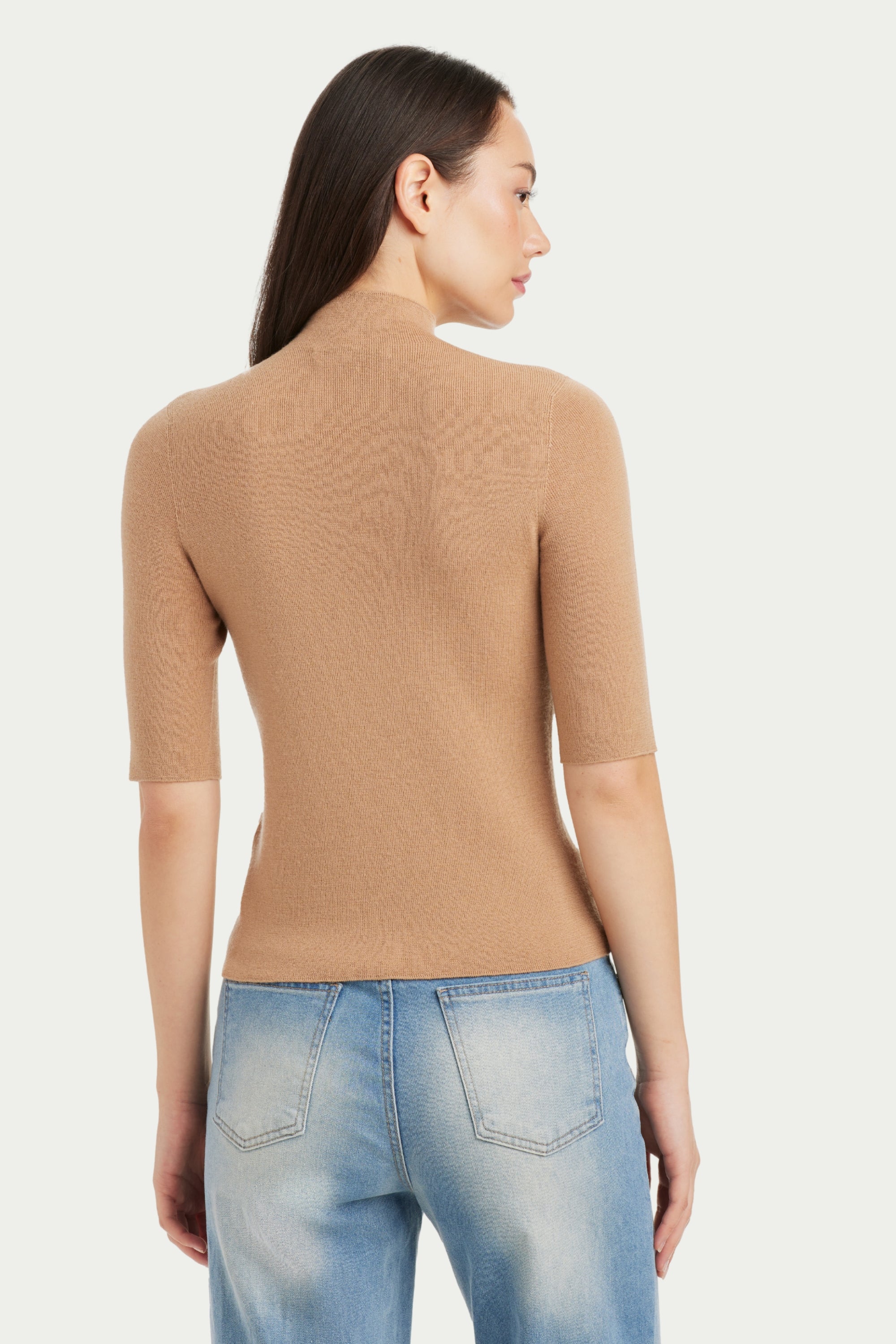 Sori Half Neck Cashmere Blend Top - SOLOVA MOVE