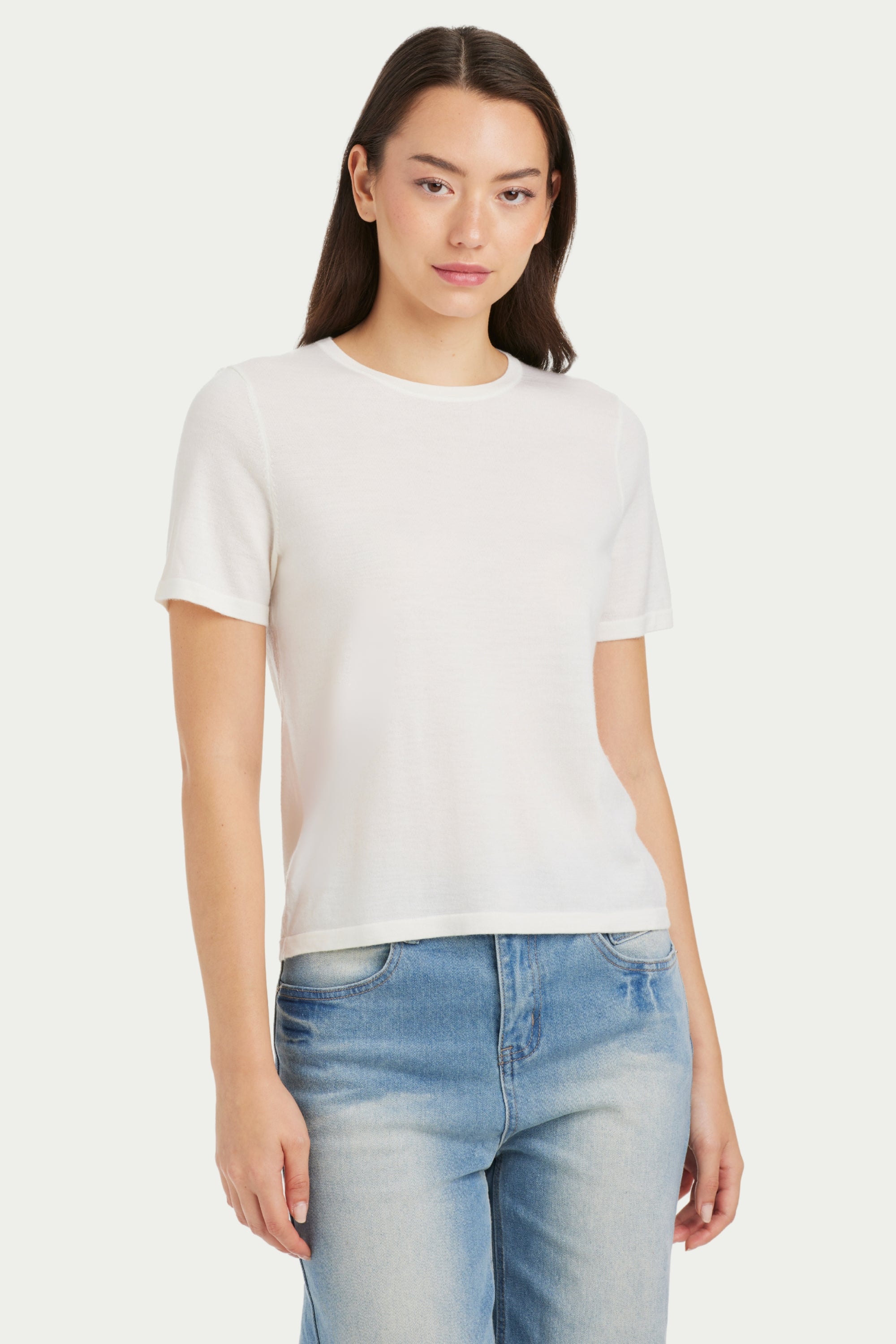 Samantha Wool-Cashmere Blend T-shirt - SOLOVA MOVE