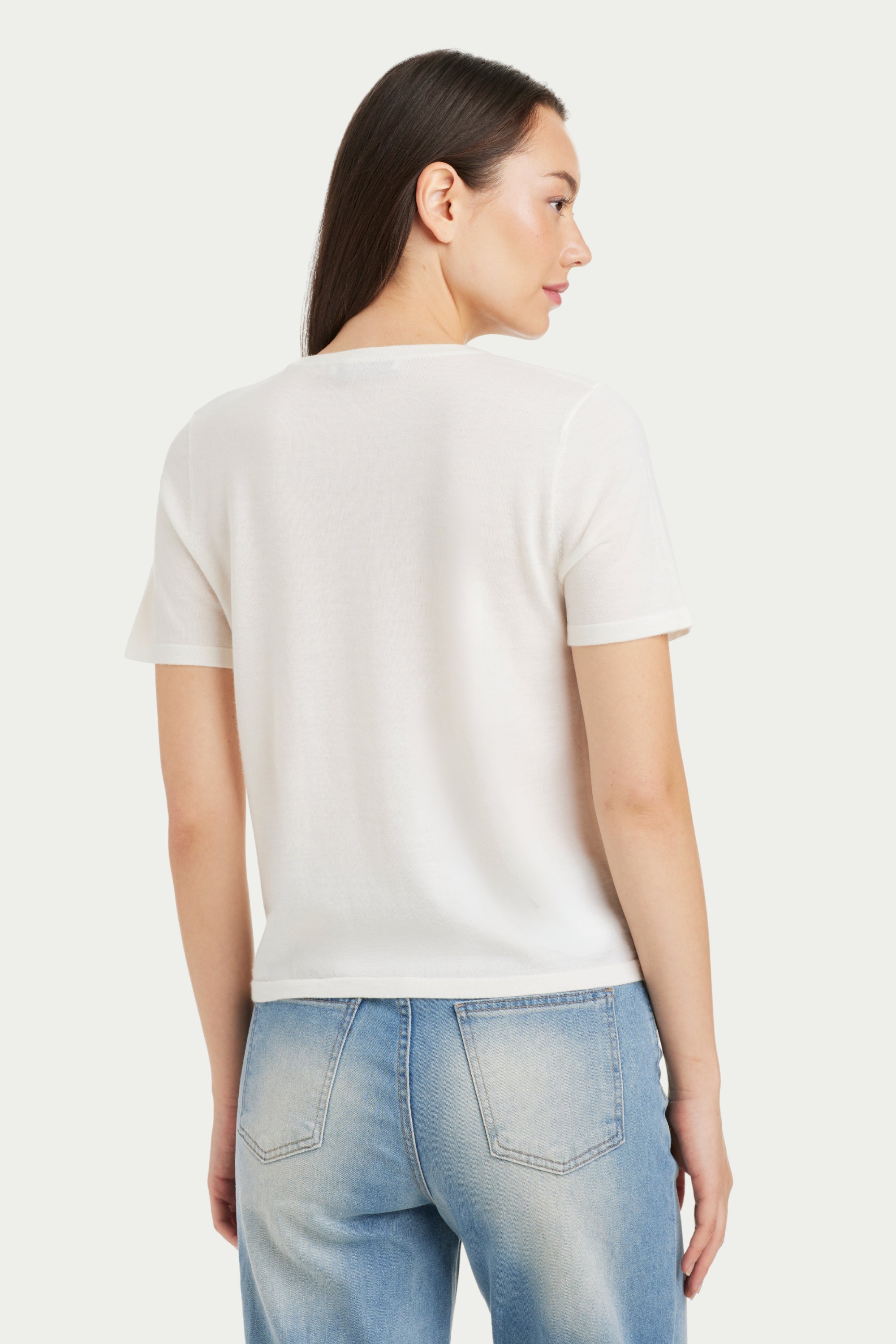 Samantha Wool-Cashmere Blend T-shirt - SOLOVA MOVE