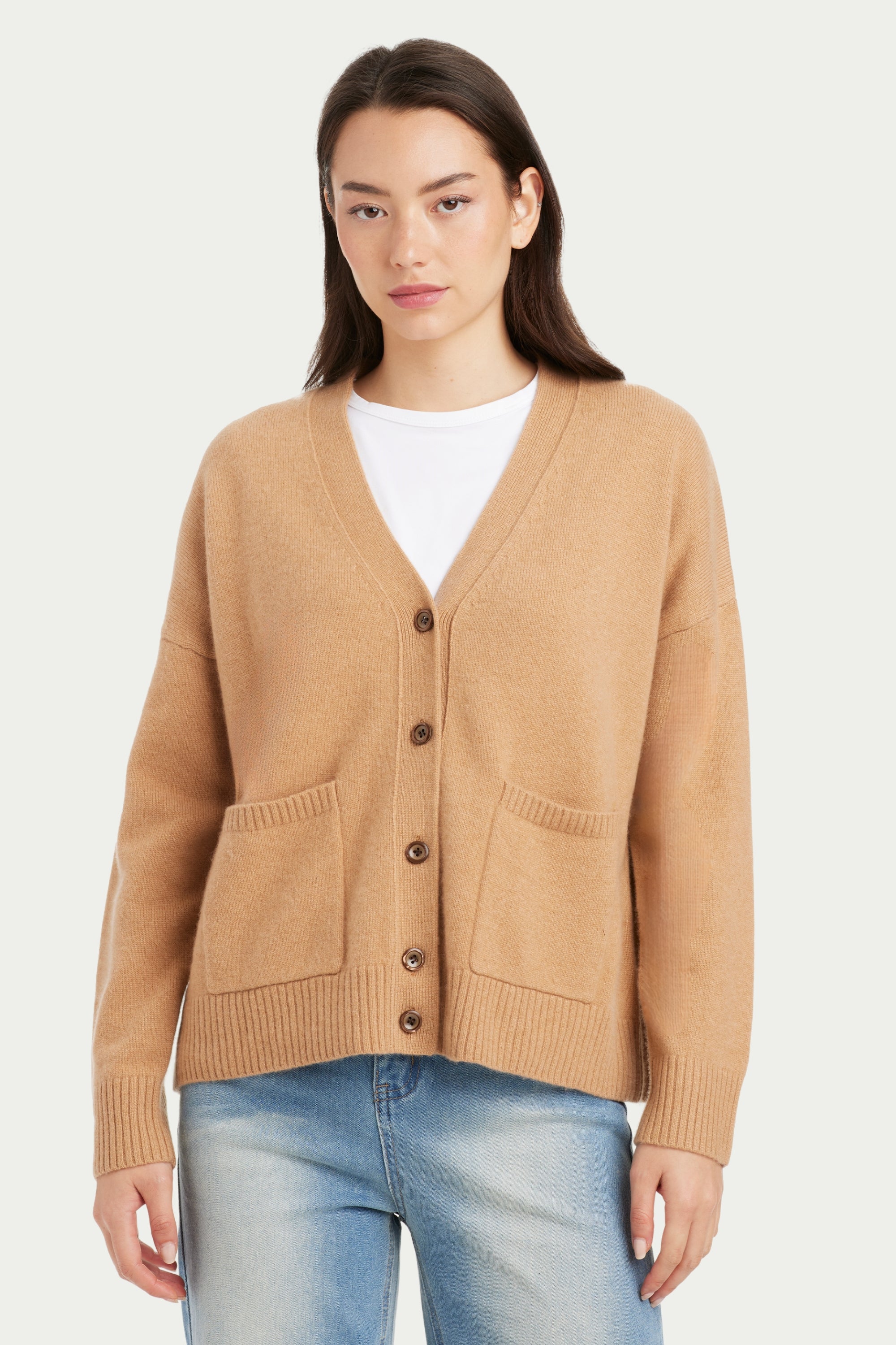 Sofie Cashmere Button Down Cardigan - SOLOVA MOVE