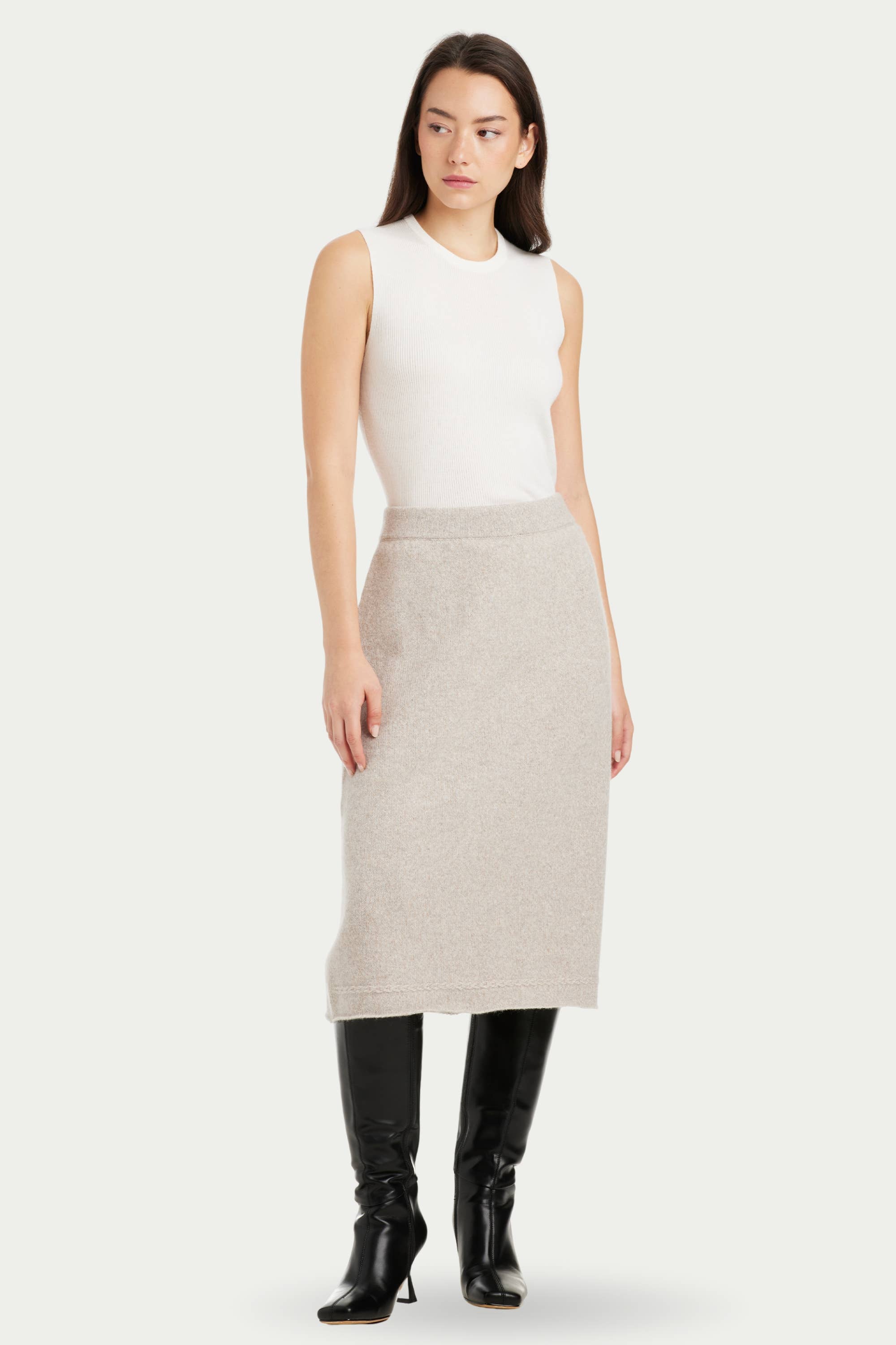 Vera Cashmere Midi Skirt - SOLOVA MOVE
