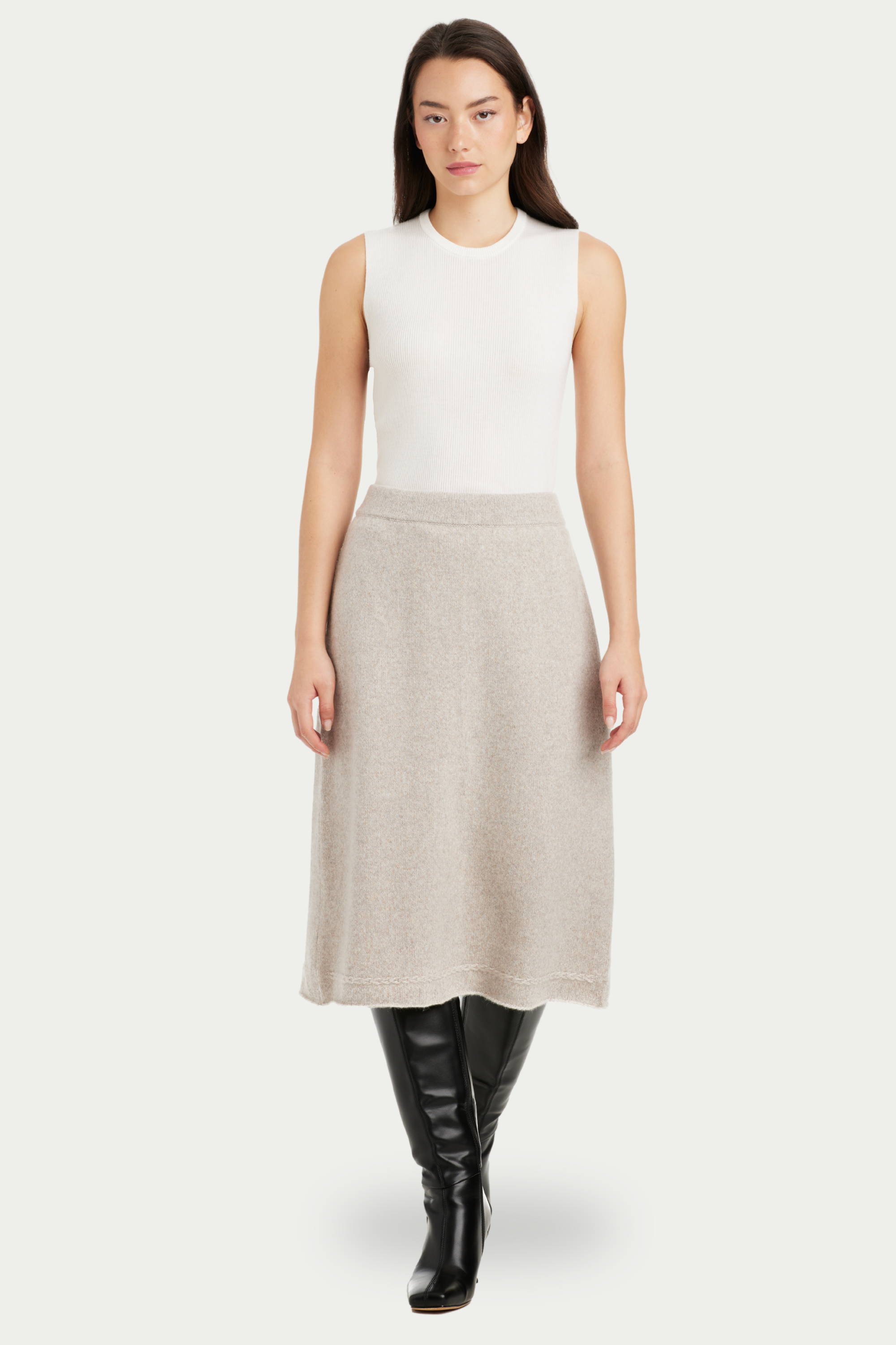 Vera Cashmere Midi Skirt - SOLOVA MOVE