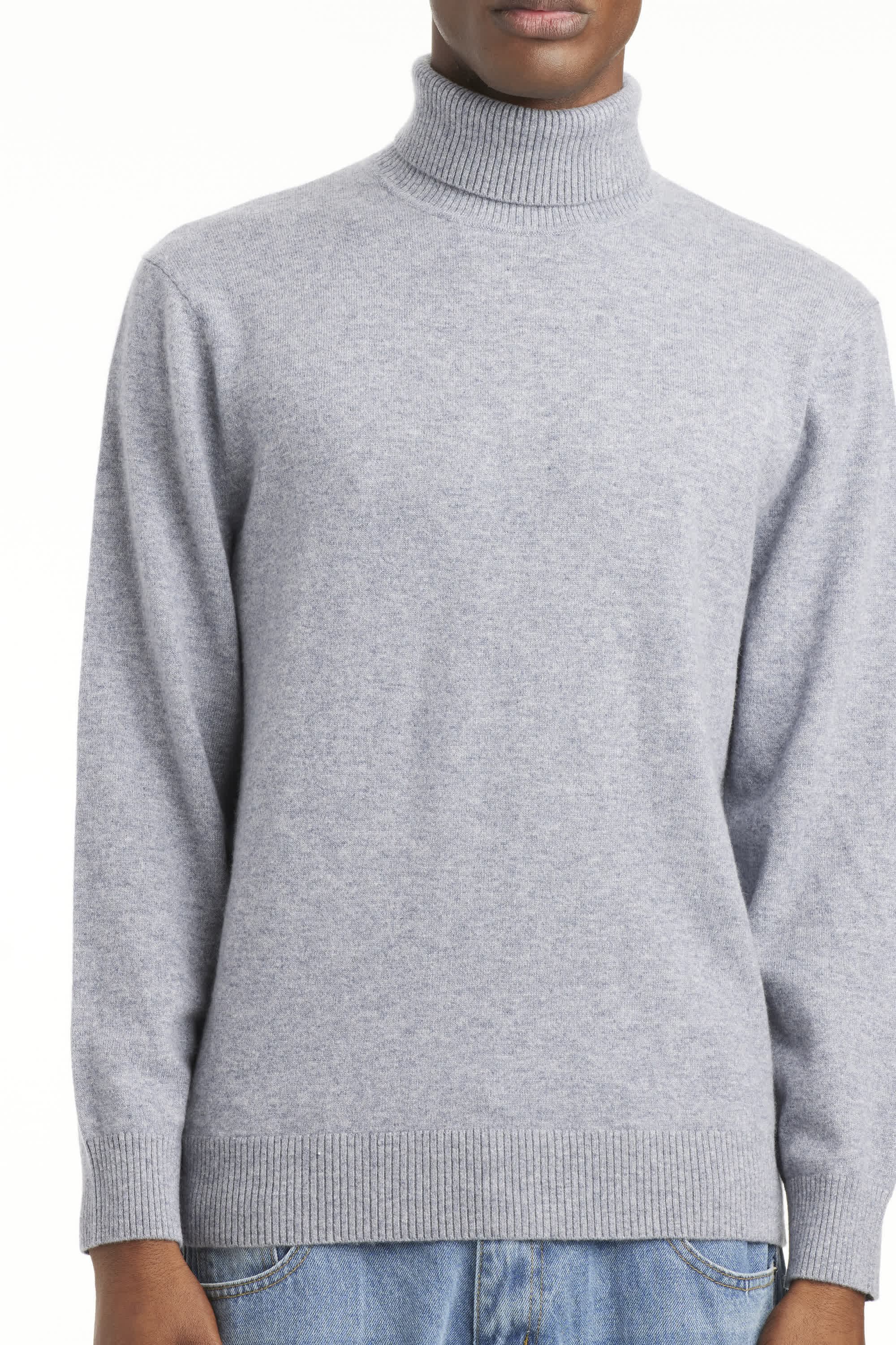 Men's Cashmere Turtle Neck Sweater - SOLOVA MOVE