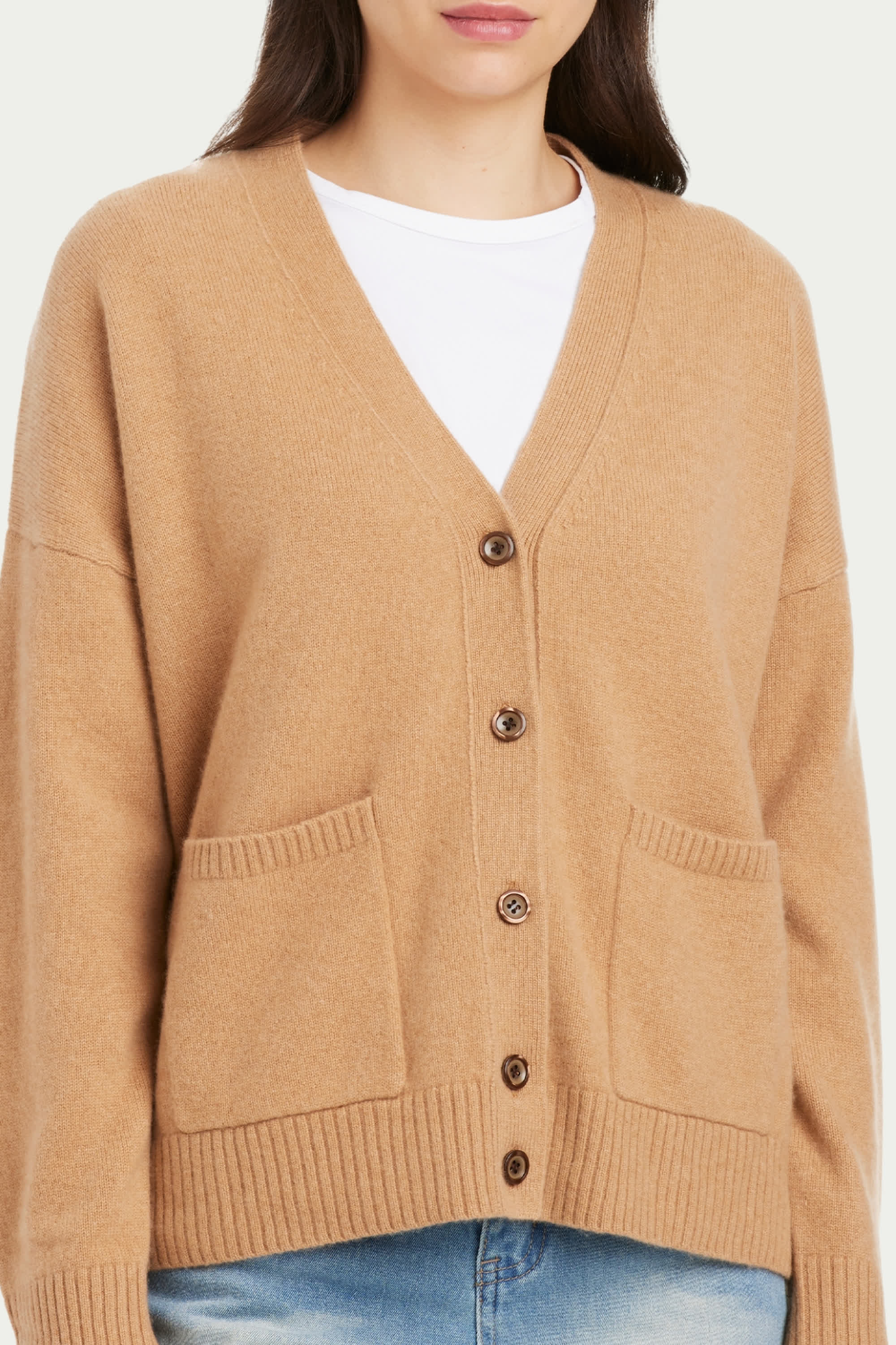 Sofie Cashmere Button Down Cardigan - SOLOVA MOVE