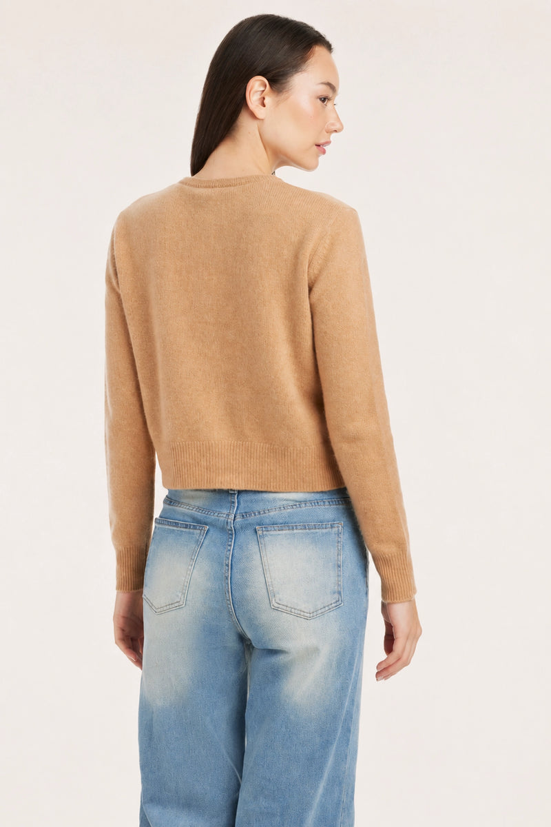 Helen Slim Sleeve Cashmere Cardigan