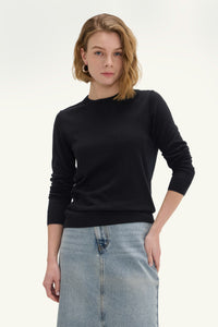 Julia Cashmere Crewneck -Oatmeal - SOLOVA MOVE