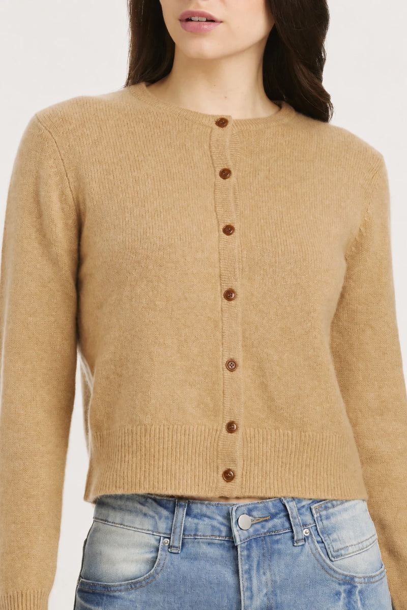 Helen Slim Sleeve Cashmere Cardigan