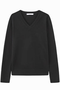 Lightweight Baby Cashmere V-Neck