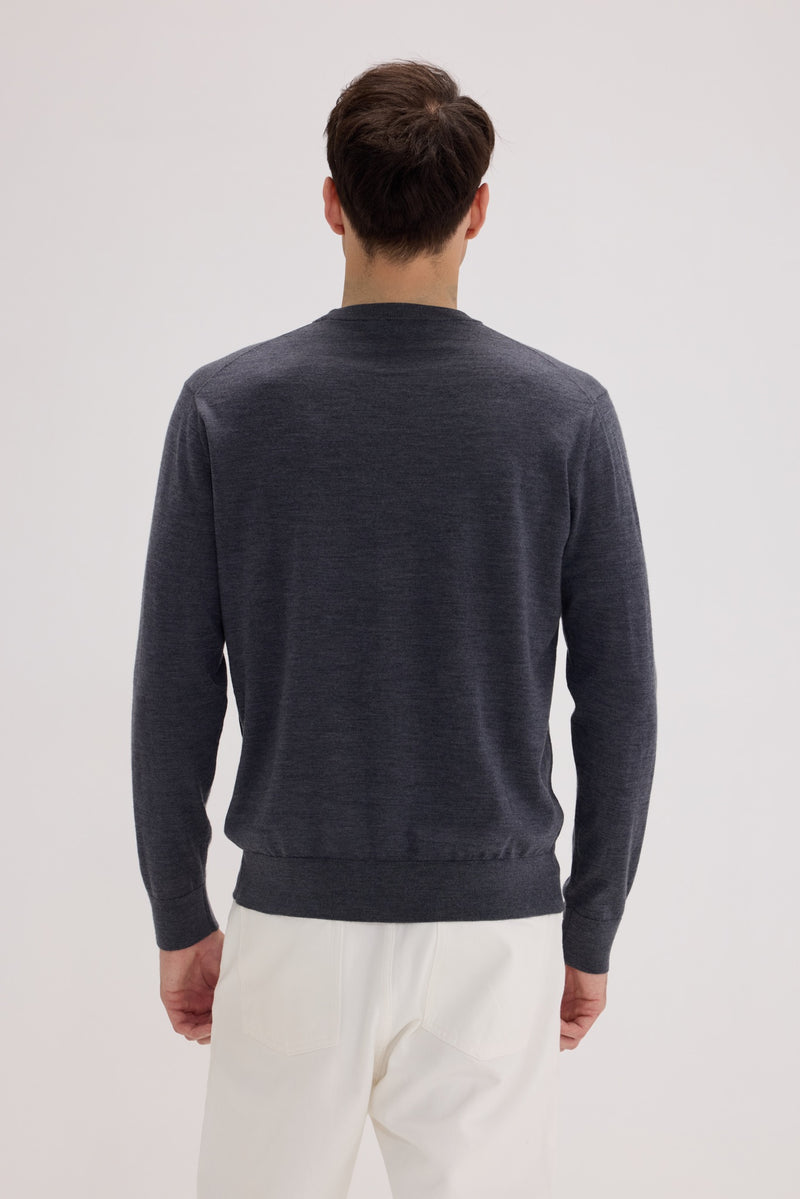 Daily Men's Wool Crew Neck Sweater - SOLOVA MOVE