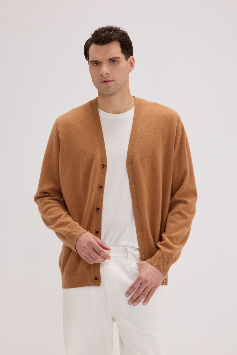 Daily Men's V Neck Cardigan - SOLOVA MOVE