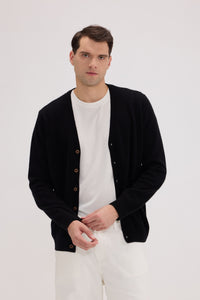 Daily Men's V Neck Cardigan - SOLOVA MOVE