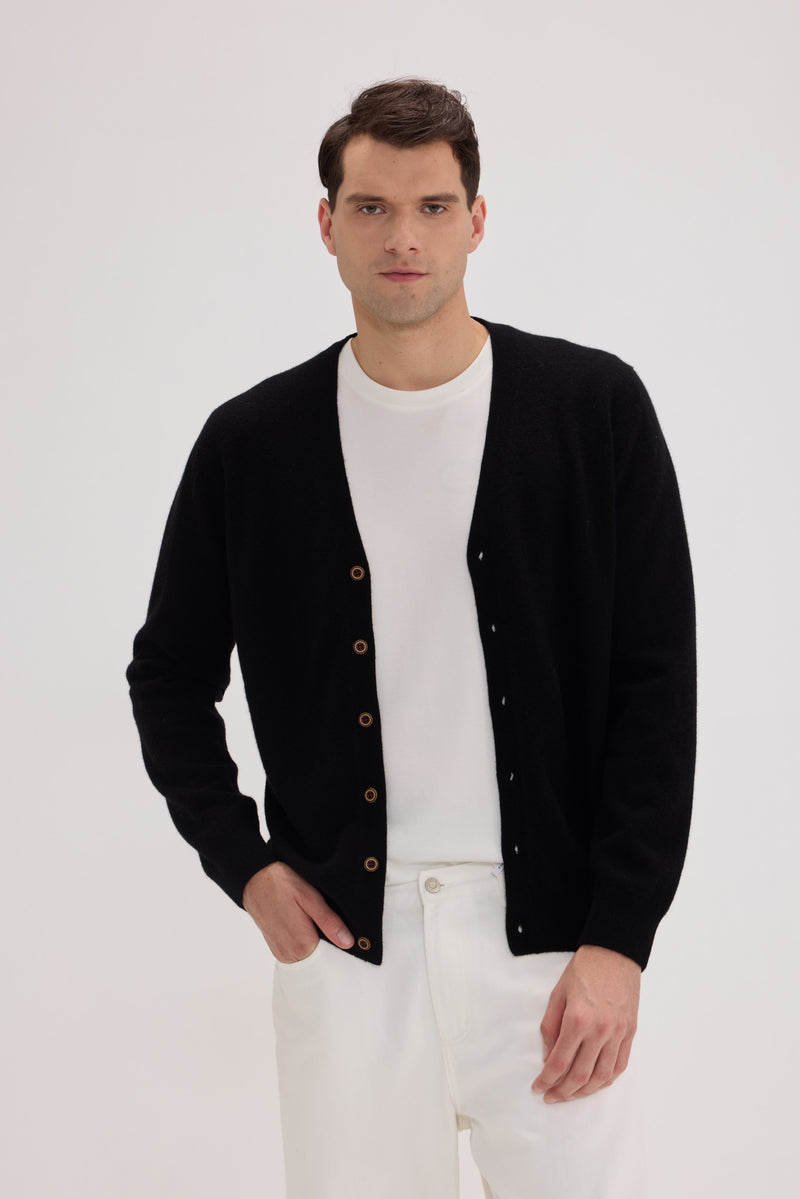 Daily Men's V Neck Cardigan - SOLOVA MOVE
