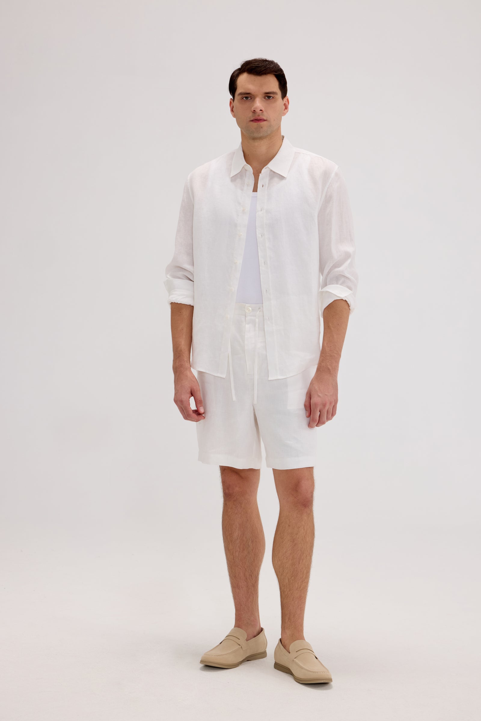 Men’s 100% Linen Shorts - SOLOVA MOVE