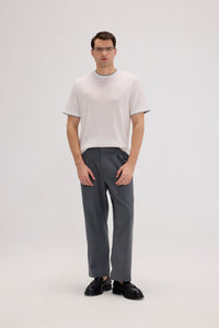 Men’s Wool-Cashmere Crewneck T-Shirt - SOLOVA MOVE