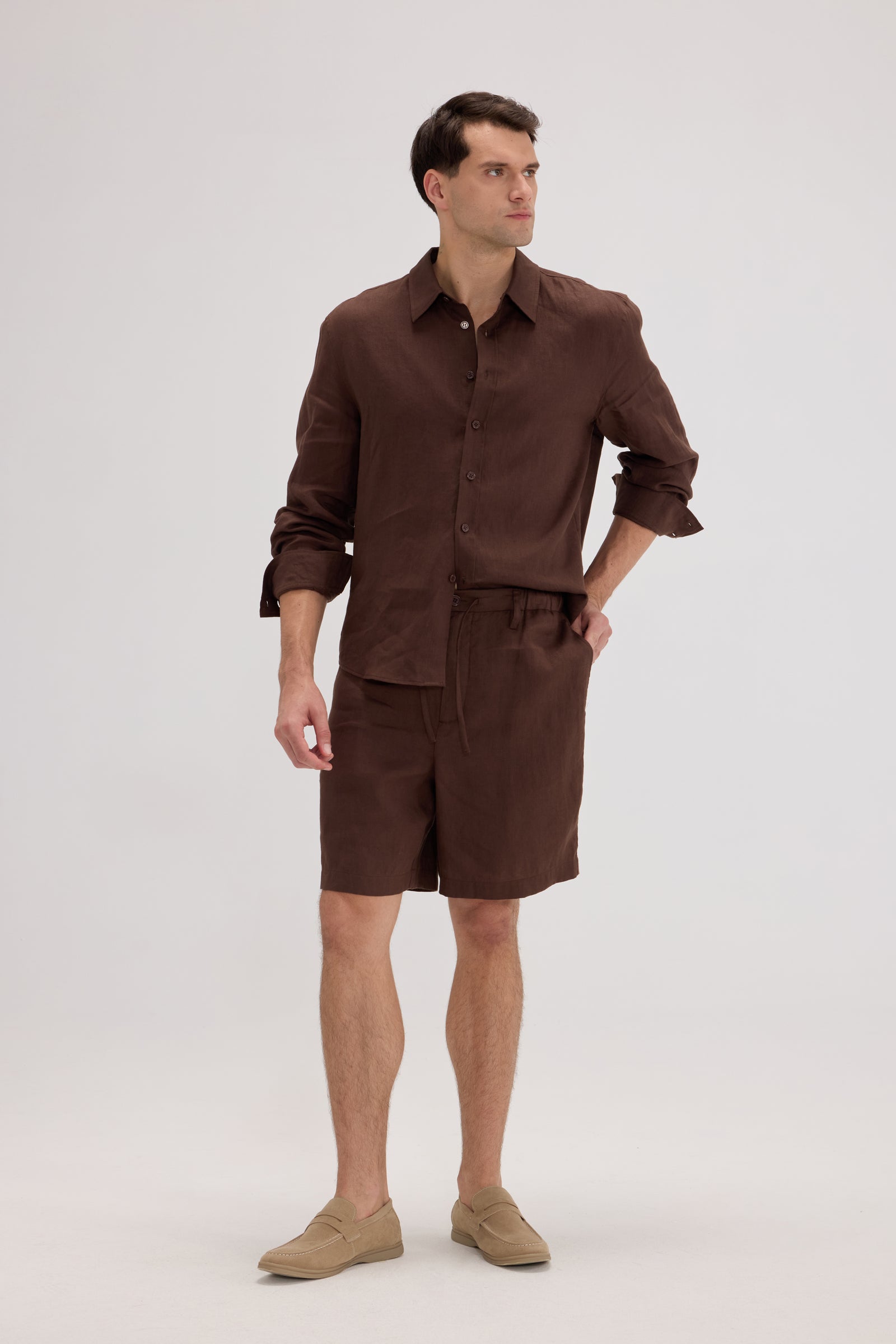 Men’s 100% Linen Shorts - SOLOVA MOVE