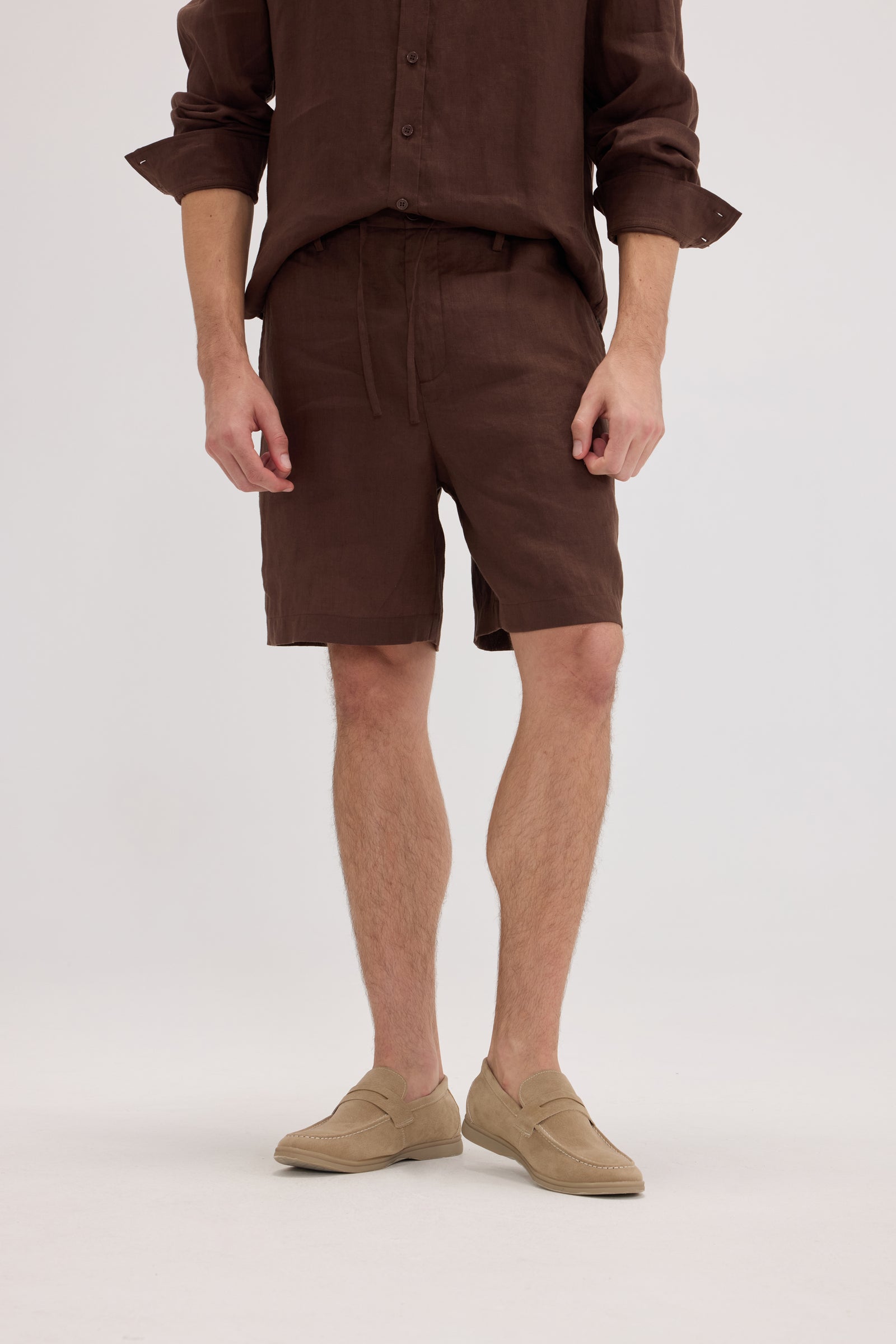 Men’s 100% Linen Shorts - SOLOVA MOVE