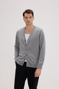 Daily Men's V Neck Cardigan - SOLOVA MOVE