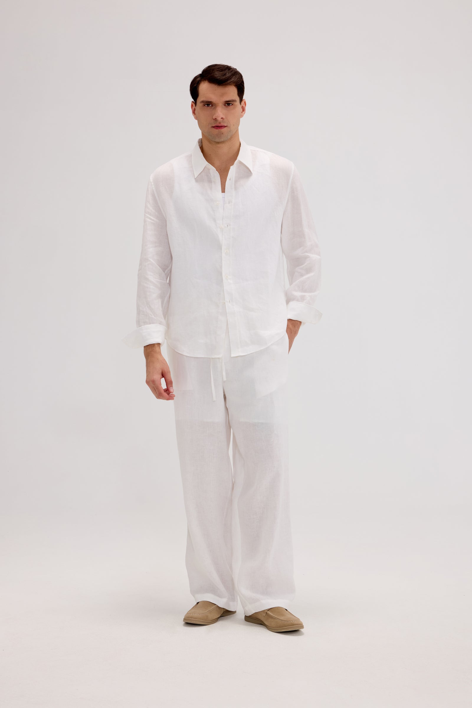 Men’s 100% Linen Pants - SOLOVA MOVE