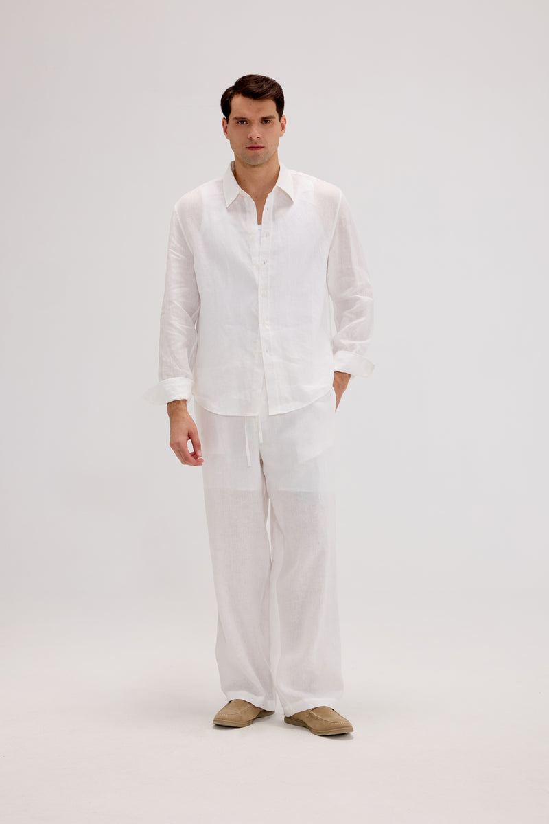 Men’s 100% Linen Pants - SOLOVA MOVE