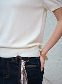 Daily Women's Fine Knit Crewneck Tee