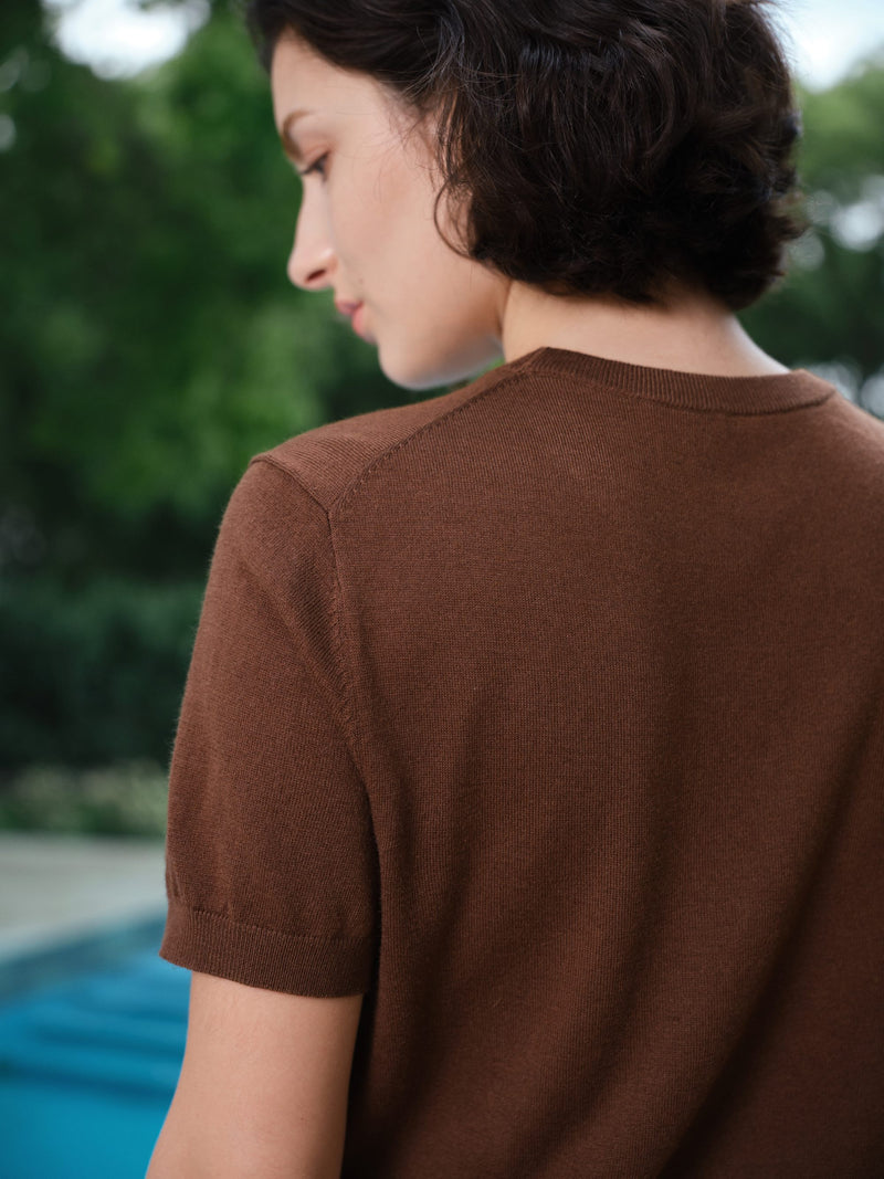 Daily Women's Fine Knit Crewneck Tee
