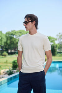 Daily Men's Fine Knit Crewneck Tee
