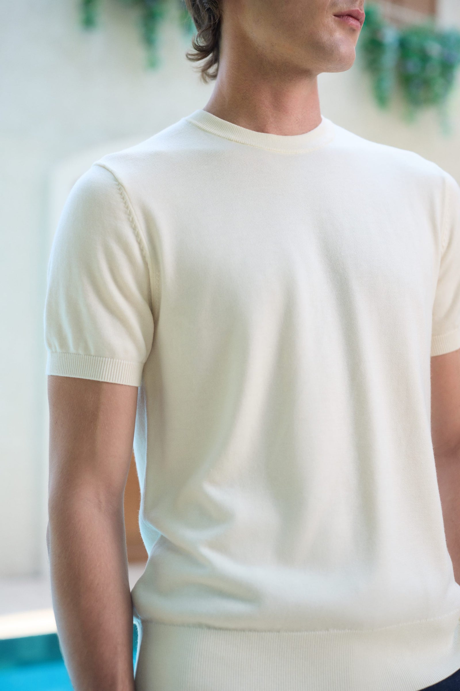 Daily Men's Fine Knit Crewneck Tee