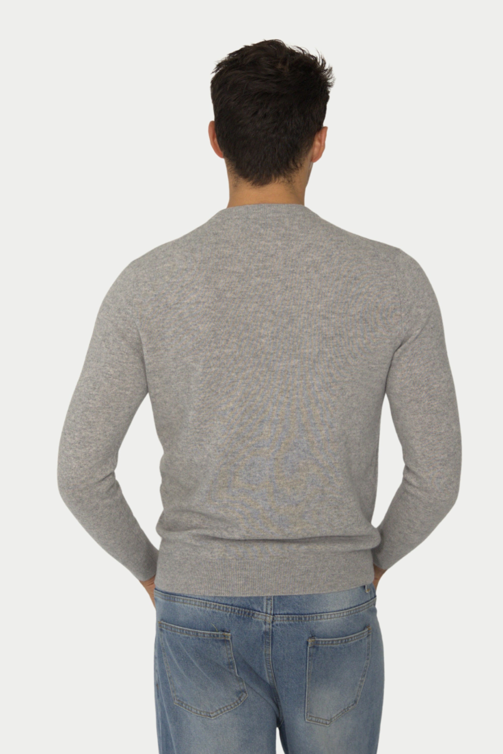 Daily 100% Cashmere Men's Crew Neck Sweater - SOLOVA MOVE