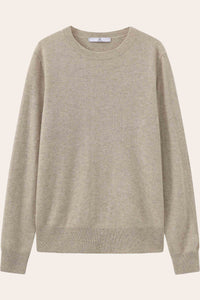 Lightweight Baby Cashmere Crewneck-Camel
