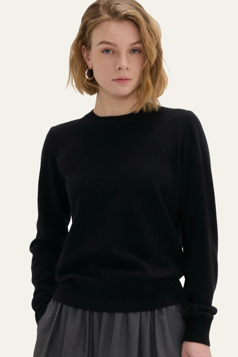 Lightweight Baby Cashmere Crewneck