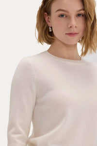 Lightweight Baby Cashmere Crewneck-Camel
