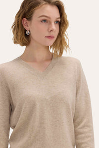 Lightweight Baby Cashmere V-Neck