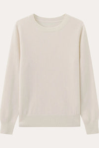 Lightweight Baby Cashmere Crewneck-Camel